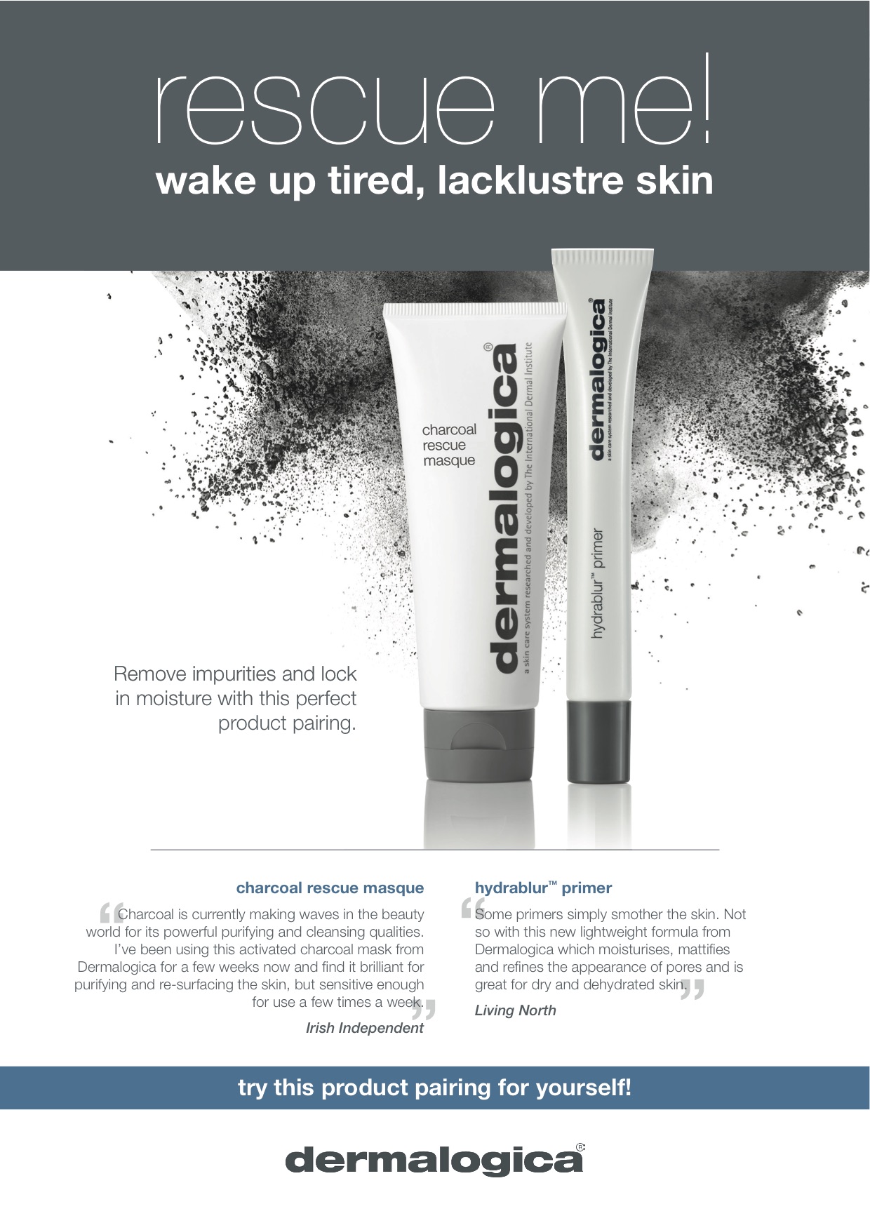 Rescue skin with skin detox set from dermalogica